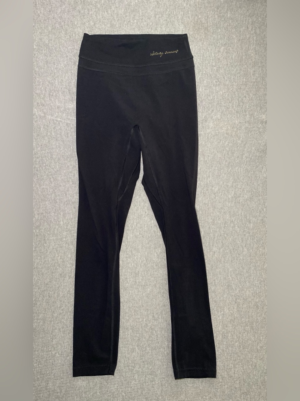 Gymshark Leggings Womens Size S Black Pull On Whitney Simmons